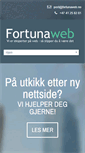 Mobile Screenshot of fortunaweb.no